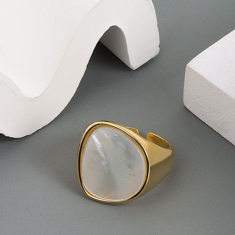 Trendige Shell-Geometrieringe | Shop Nory