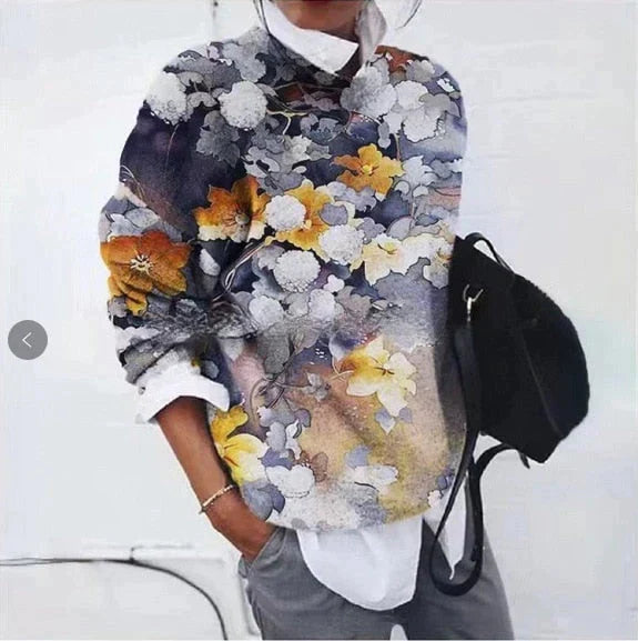 Eleganter Pullover mit Druck
