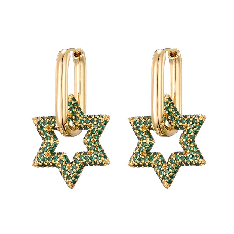 Stern-Kristall-Creolen | Shop Nory