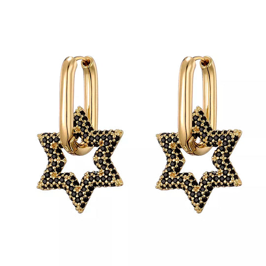 Stern-Kristall-Creolen | Shop Nory