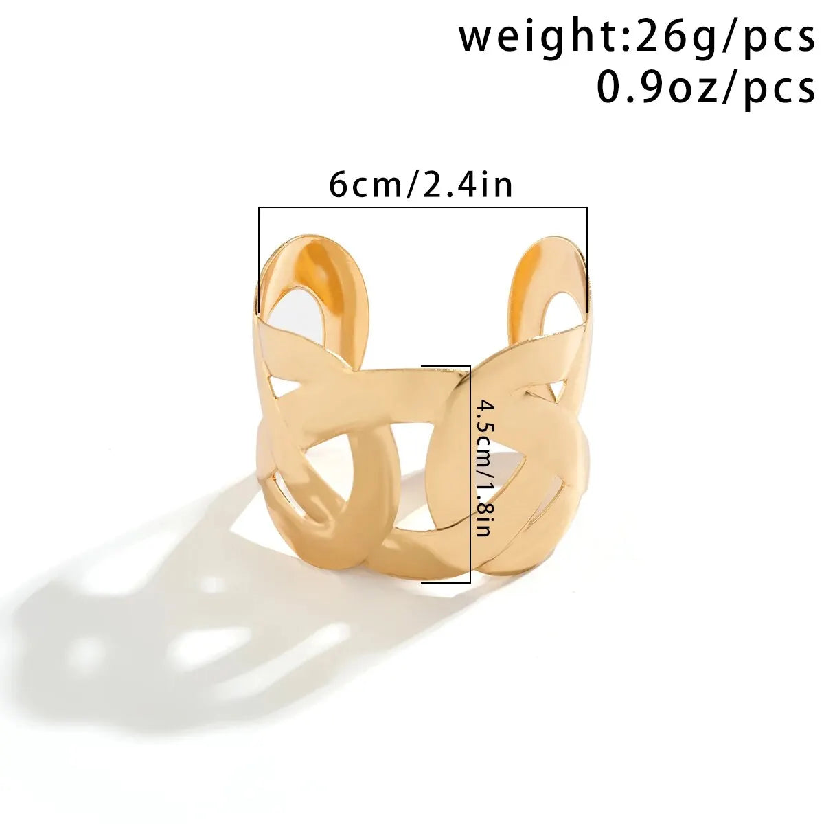 Elegante Geometrische Breite Armspirale für Frauen | Shop Nory