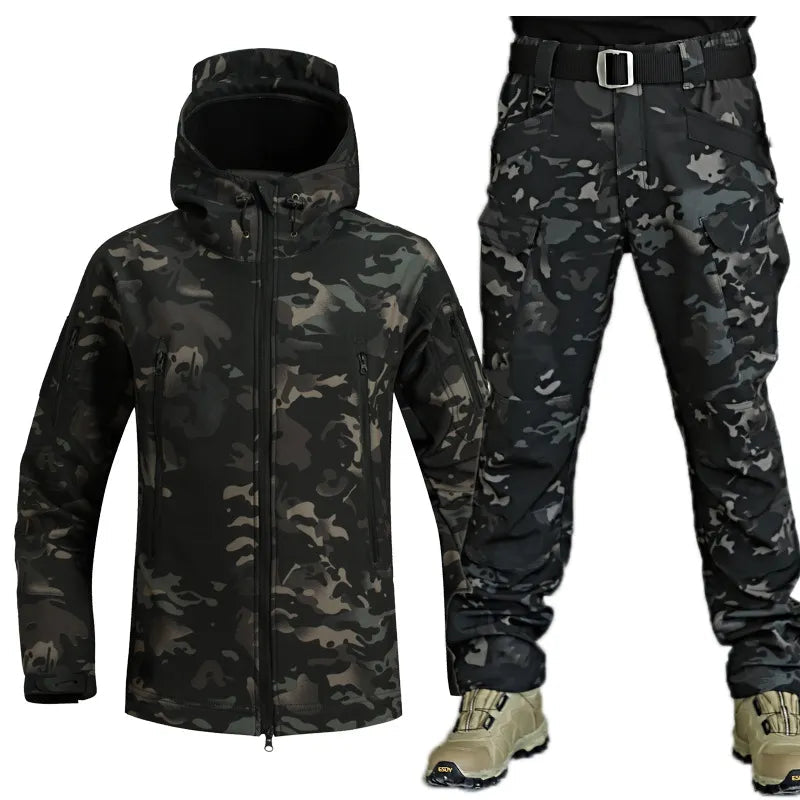Herren multifunktionale Jacke mit Fleece-Innenfutter und Reißverschluss – ShopNory
