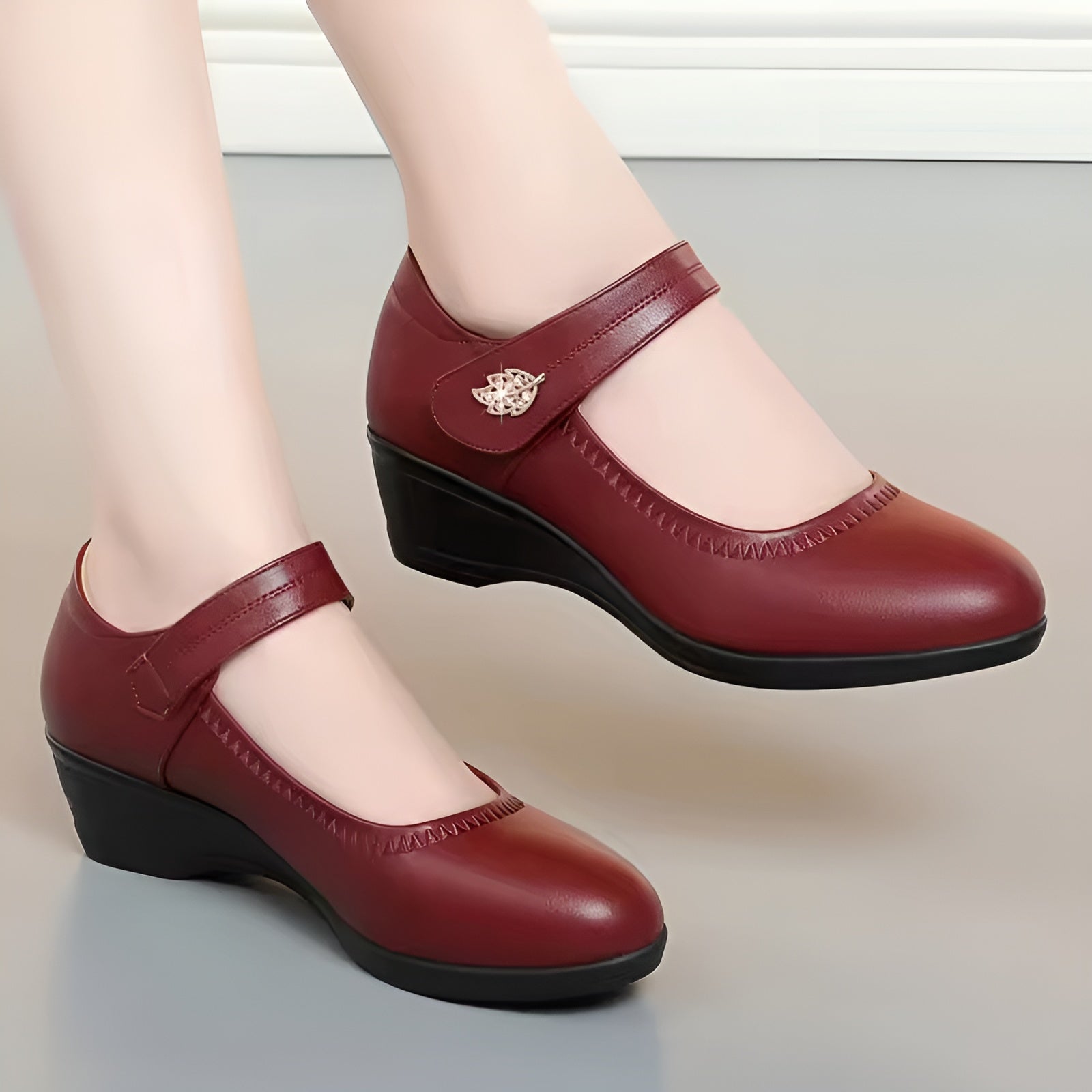 Klassische Damen-Lederschuhe, weich & stilvoll