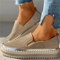 Schillernde Slip-On-Sneaker