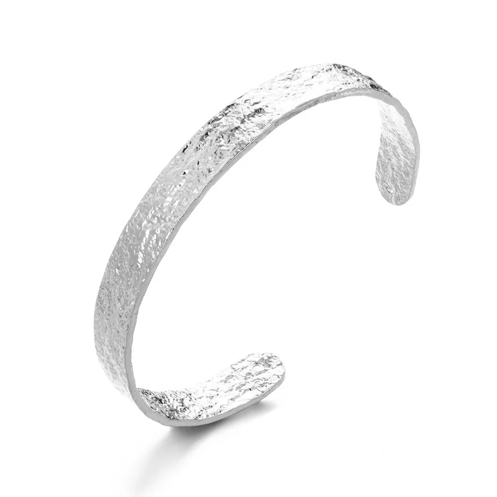 Vintage Floral Armreif – Goldfarbiger Edelstahl-Bangle für Frauen Shop Nory