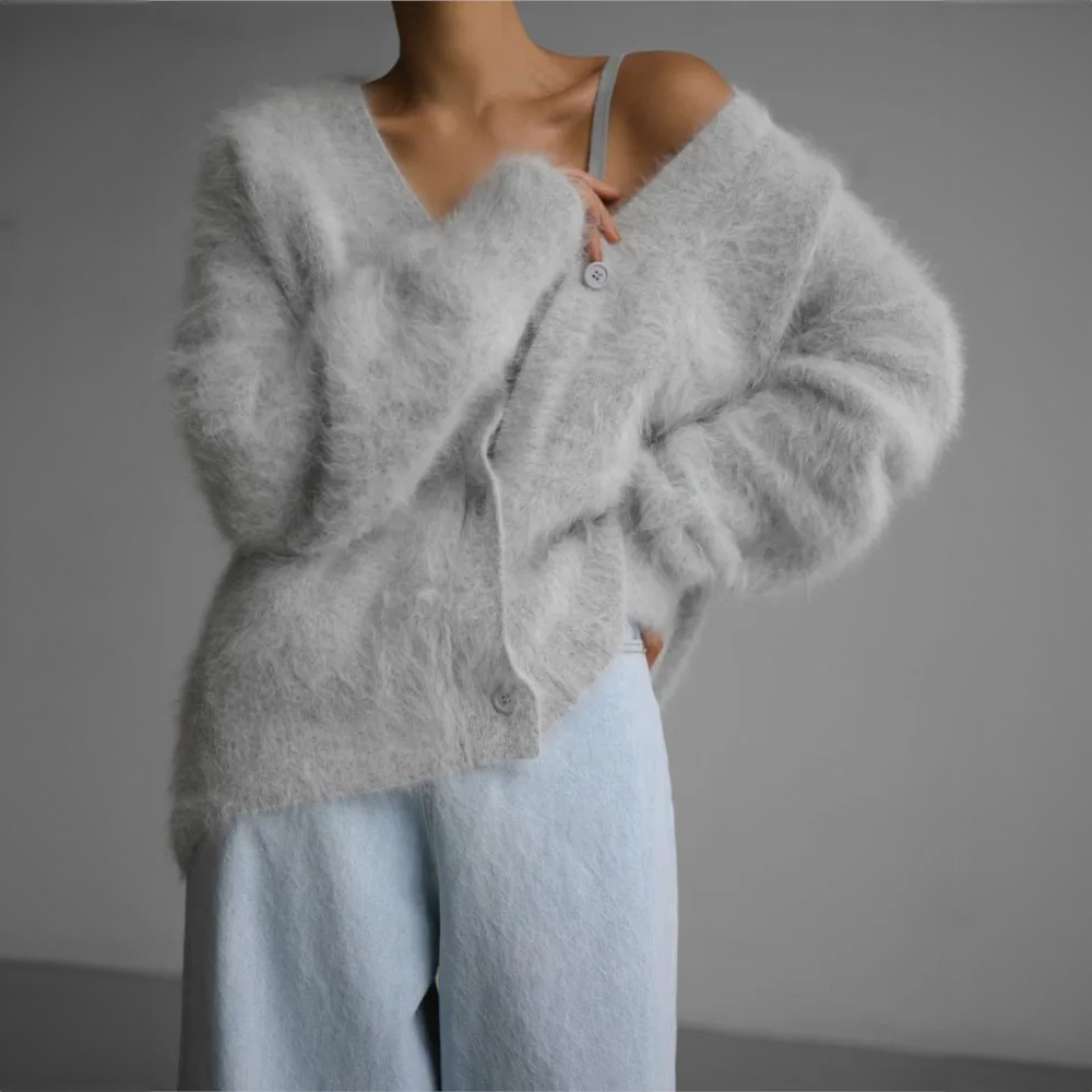 Feine Strickjacke