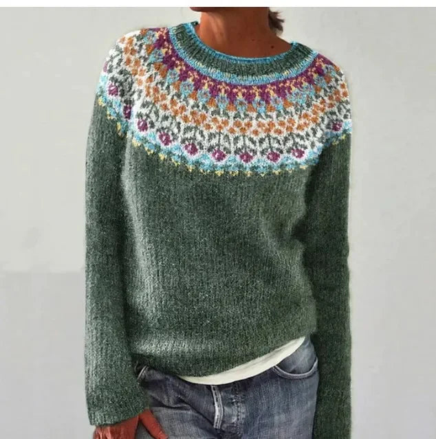 Clair Strickpulli Herbst Mit Mustern