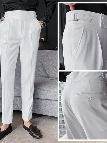 Chic Hochtaillierte Chinohose
