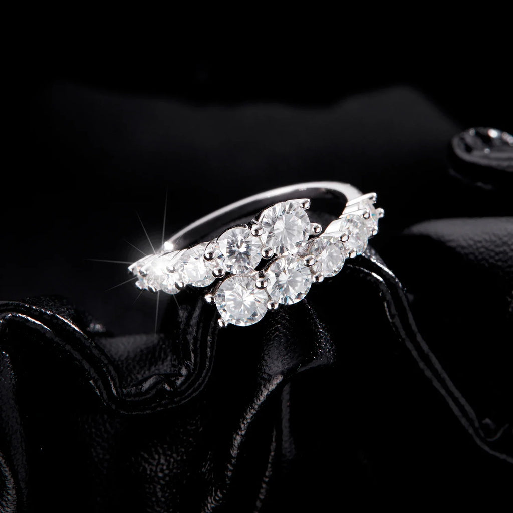 Ivictress Moissanit Luxus Ring - Erschwingliche Eleganz | Shop Nory