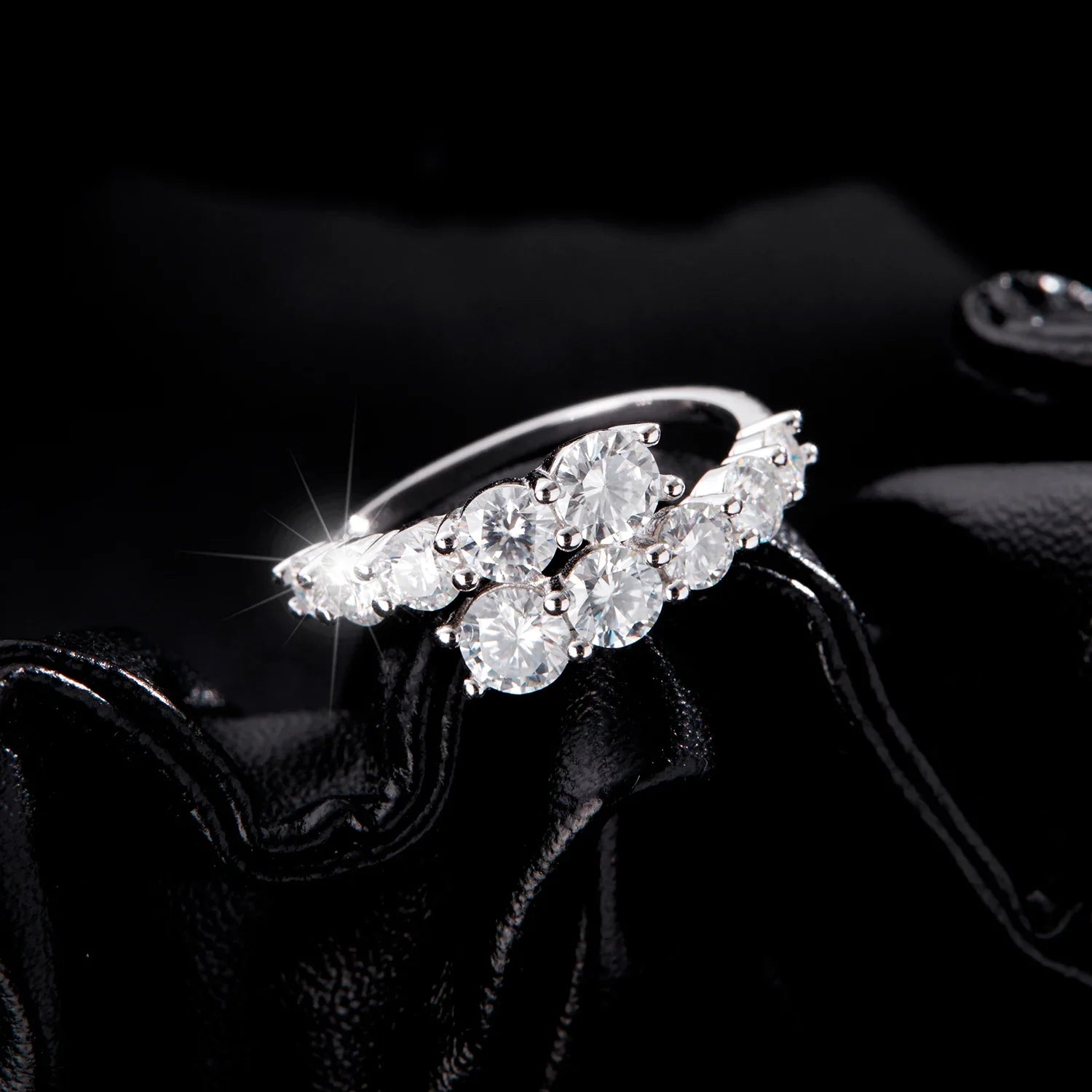Ivictress Moissanit Luxus Ring - Erschwingliche Eleganz | Shop Nory