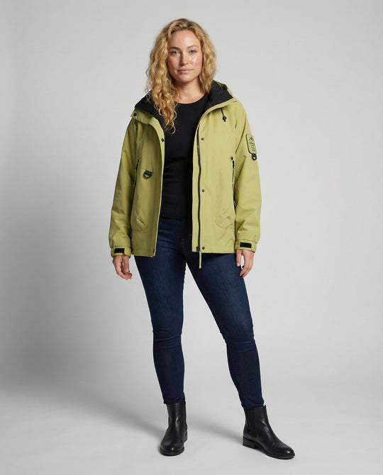 Kapuzen-Windbreaker Jacke
