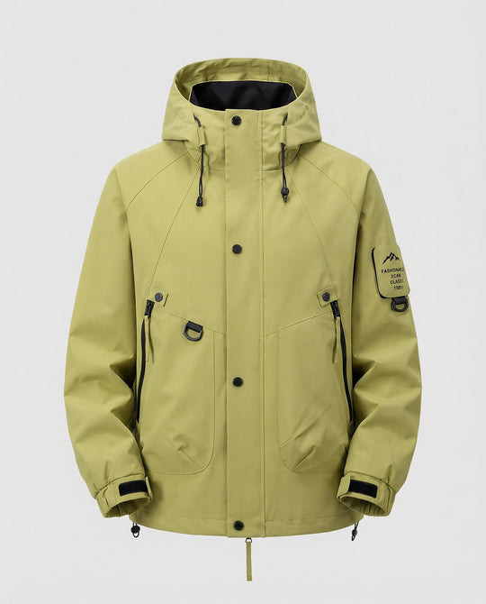 Kapuzen-Windbreaker Jacke