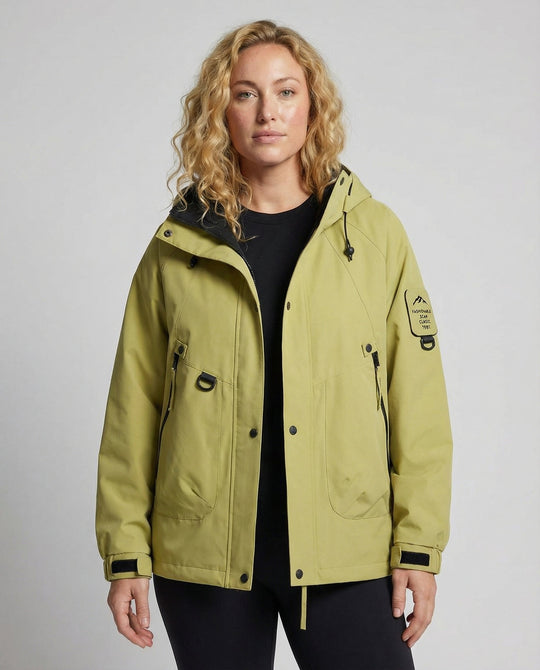 Kapuzen-Windbreaker Jacke