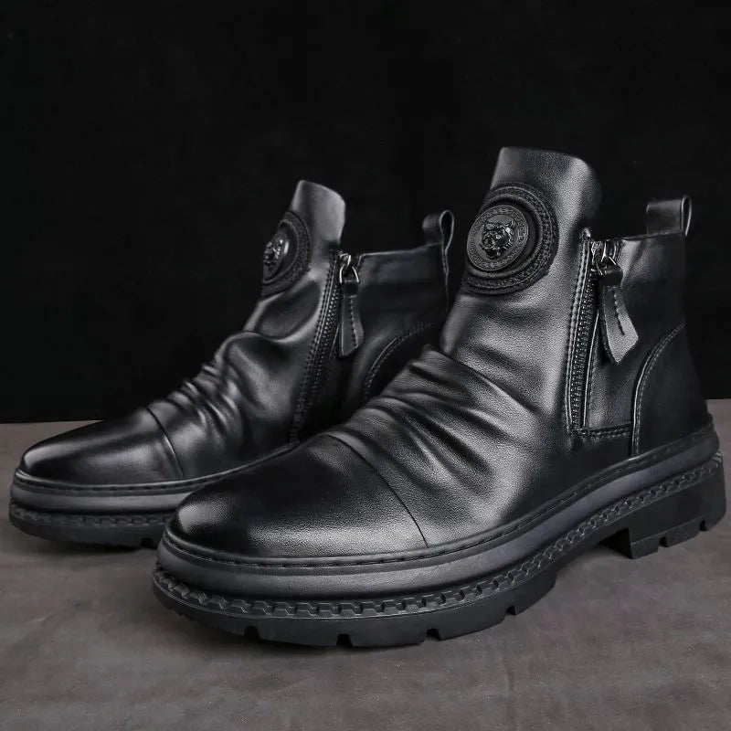 Herren Lederstiefel