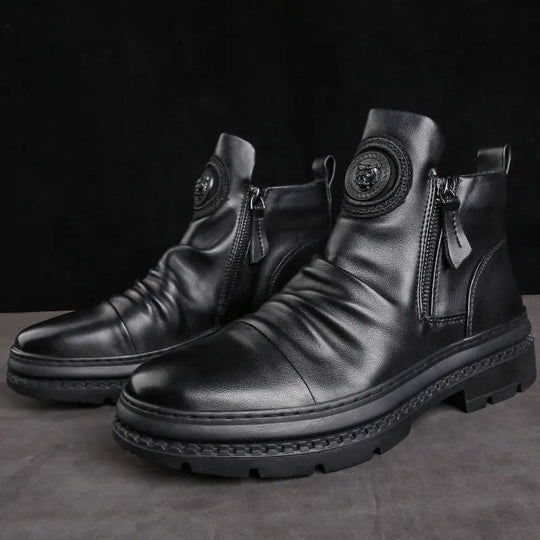 Herren Lederstiefel