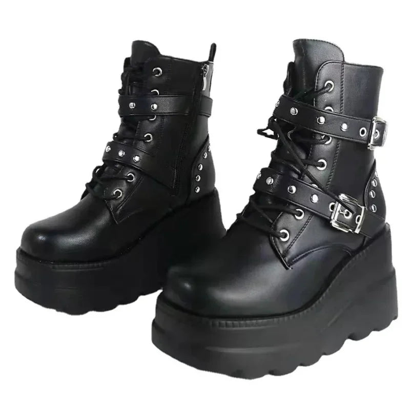 Mühelos Gothische Eleganz Stiefel