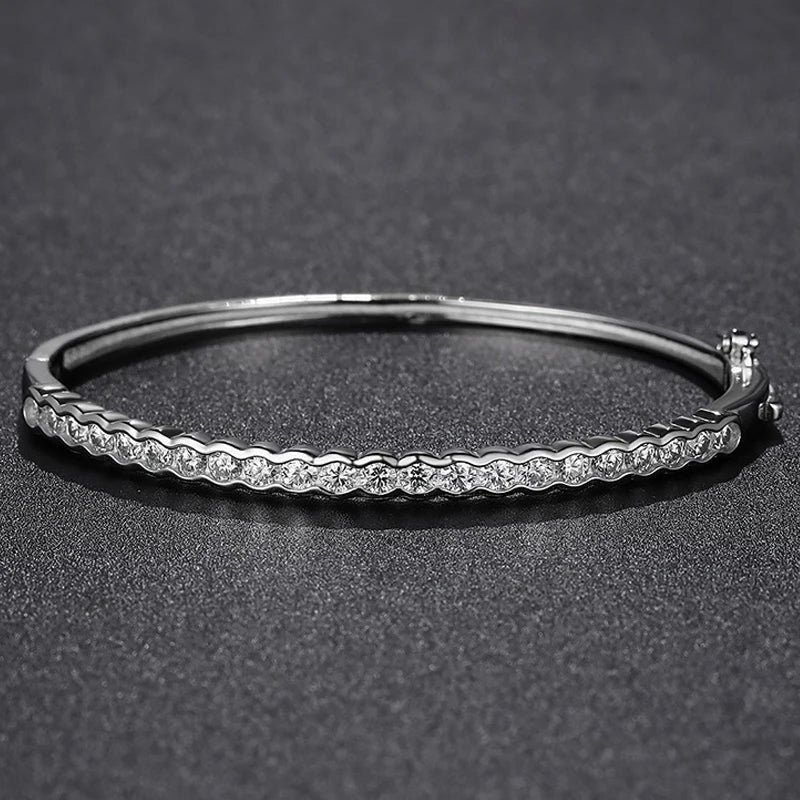 Ivictress Moissanite Eleganz 925 Sterling Silber Armband | Shop Nory