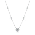 Ivictress Moissanite Halskette: Funkelnde Eleganz aus Sterlingsilber | Shop Nory