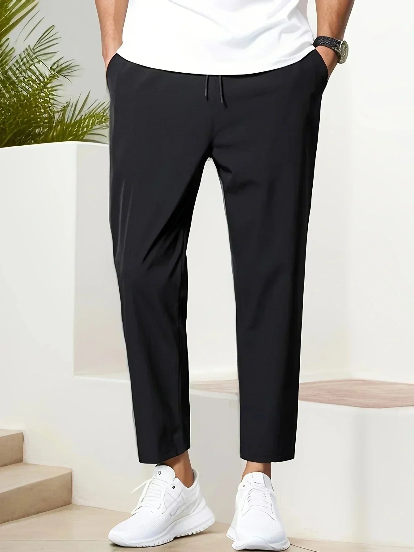 Verkürzte Freizeit Hose für Herren Eng & Vielseitig