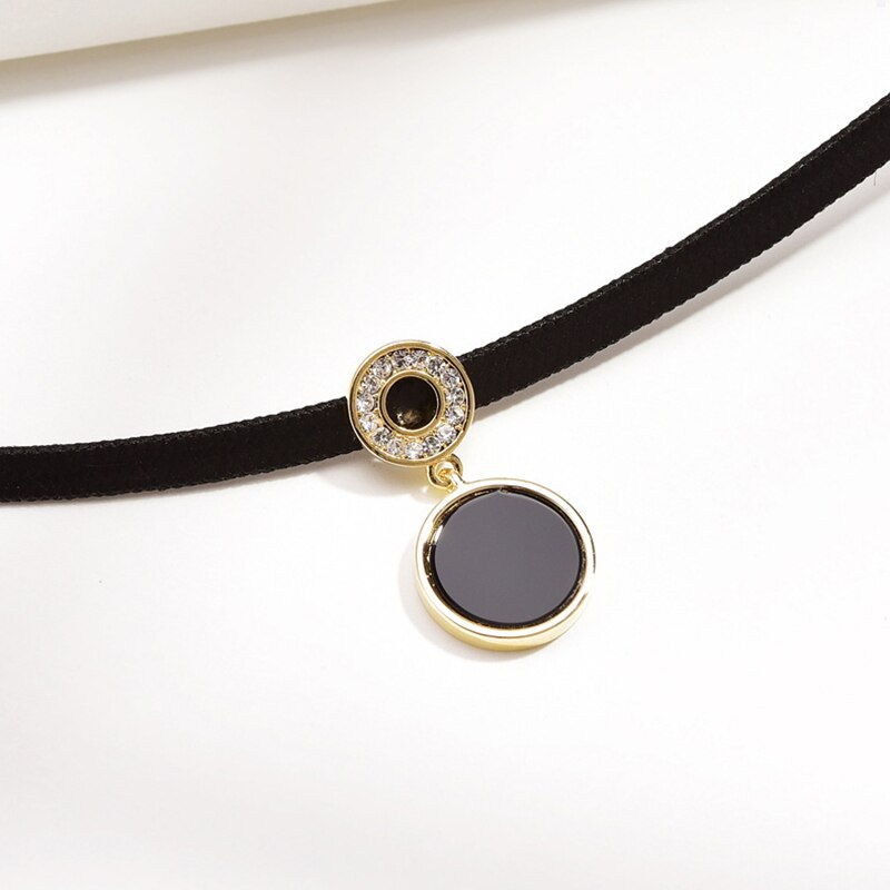 Elegante Süße Schlanke Leder Choker | Shop Nory