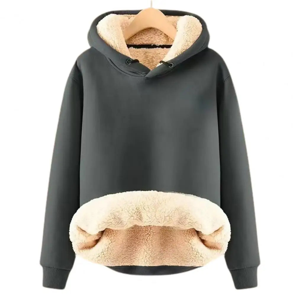Warmer Hoodie mit Fleece-futter Polyester und Sherpa Bequem und Trendy