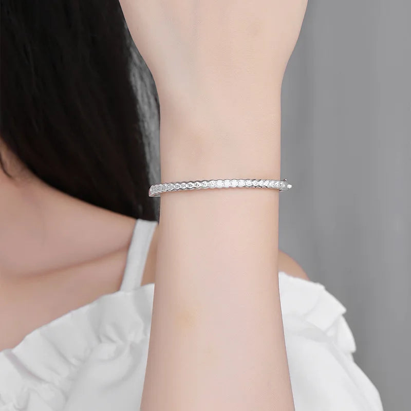 Ivictress Moissanite Eleganz 925 Sterling Silber Armband | Shop Nory