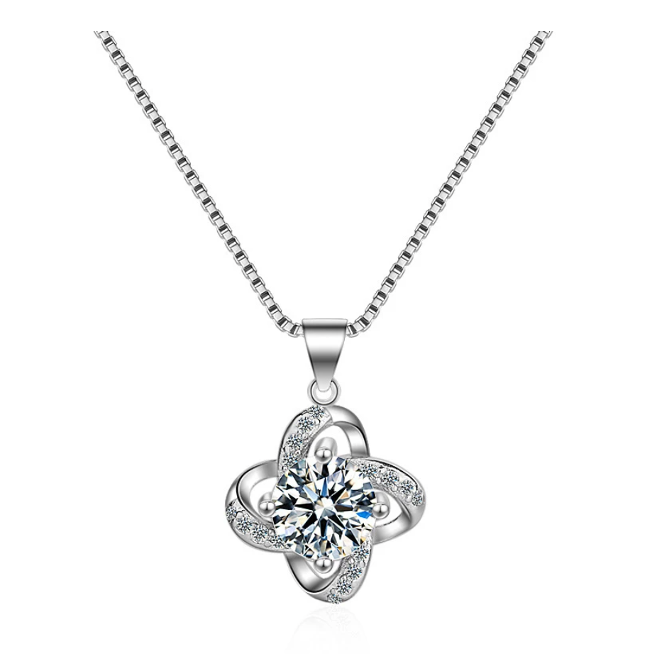 Liebesknoten-Halskette + Ohrringe | Shop Nory
