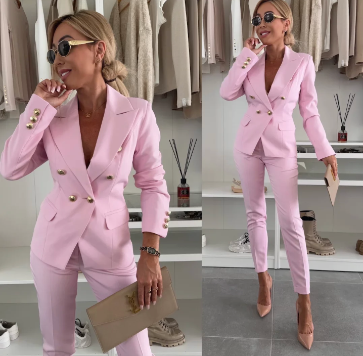 Damen Zweiteiler aus leichtem Polyester