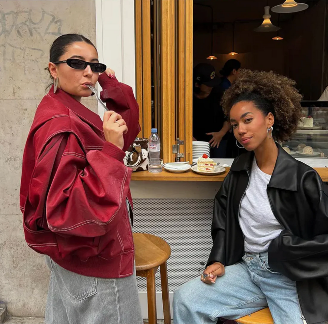 Oversized Bomberjacke Stilvoll und Wärmeresistent Perfekt für Herbst und Winter
