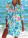 flexible button-down bluse