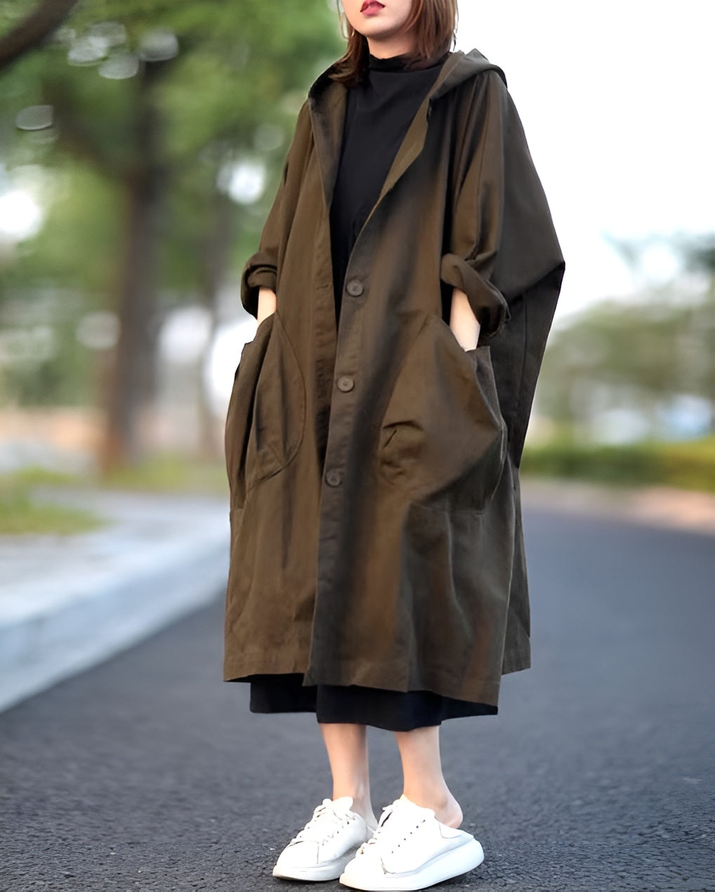 Stylische Wind- und Regenjacke