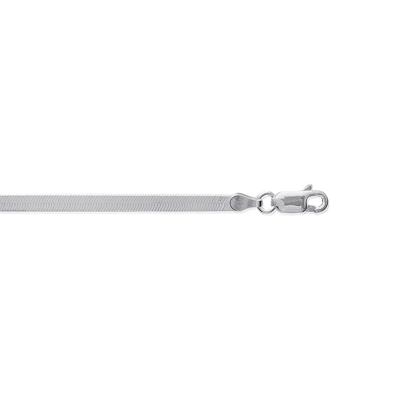 Flaches Schlangenarmband aus Silber | Shop Nory