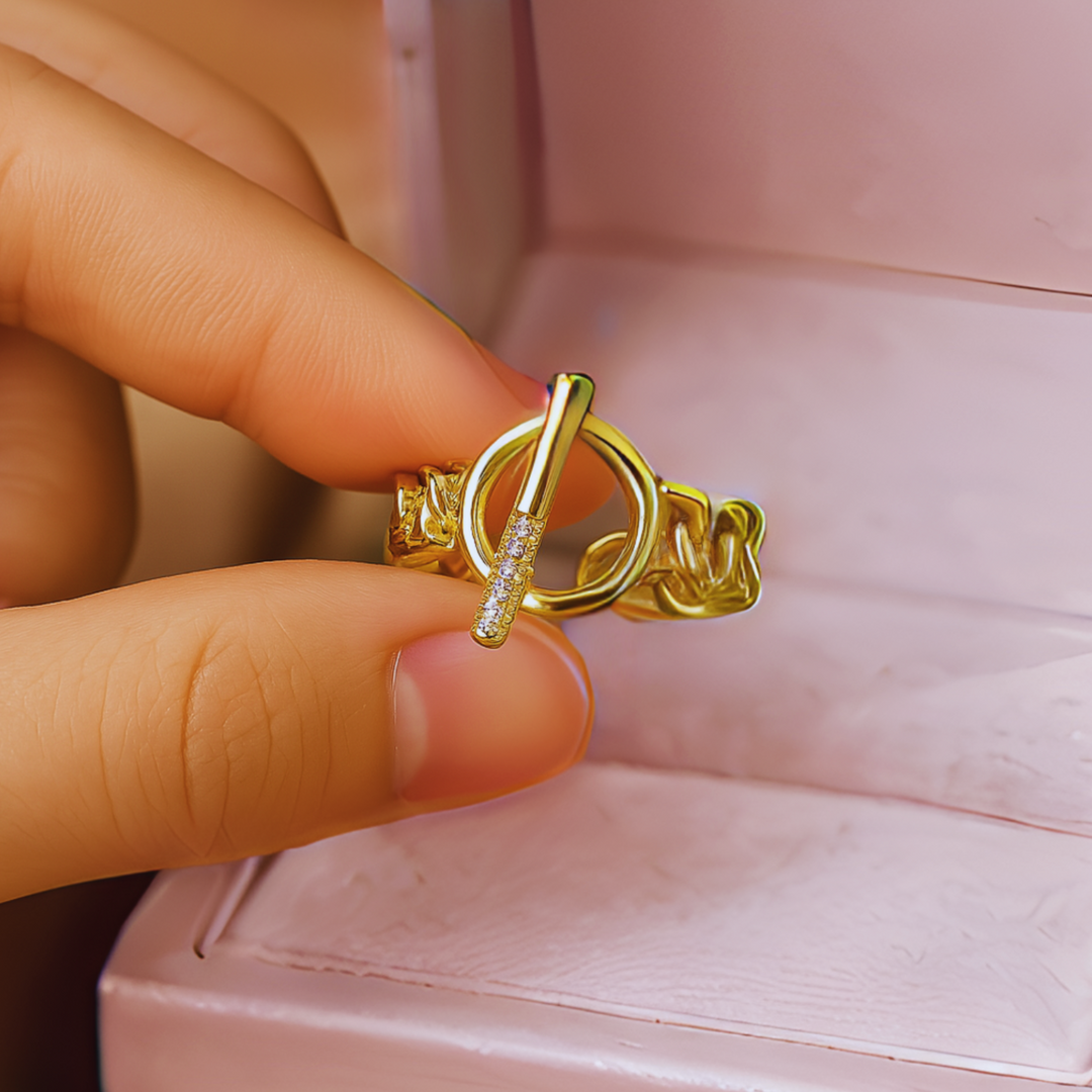 Schnallering | Gotic Open OT Spannbänder Ringe für Frauen | Shop Nory