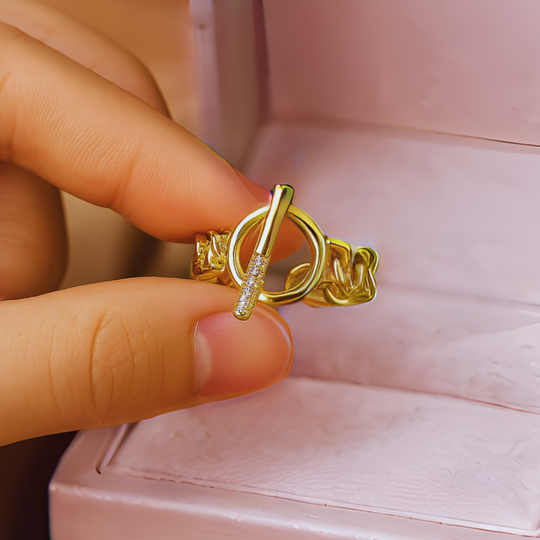 Schnallering | Gotic Open OT Spannbänder Ringe für Frauen | Shop Nory