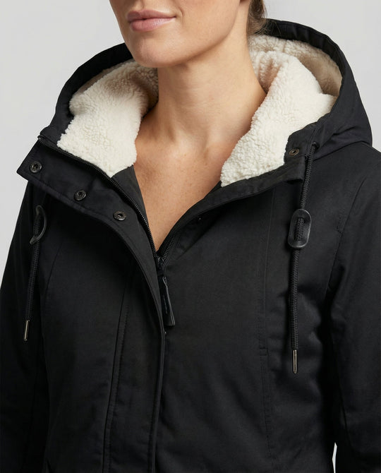 Lange Gefütterte Winterjacke Damen | Shop Nory