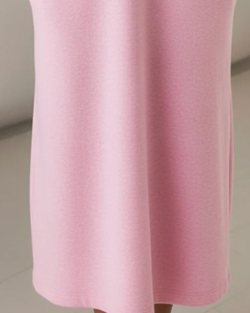 Shopnory | Lockeres Lässigkleid mit Kapuze