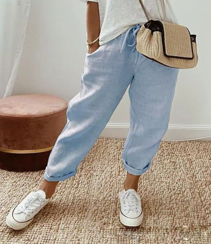 Boho-Sommerhose aus Baumwolle
