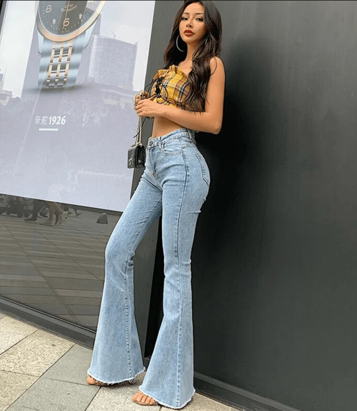 Klassische Schlagjeans für Damen