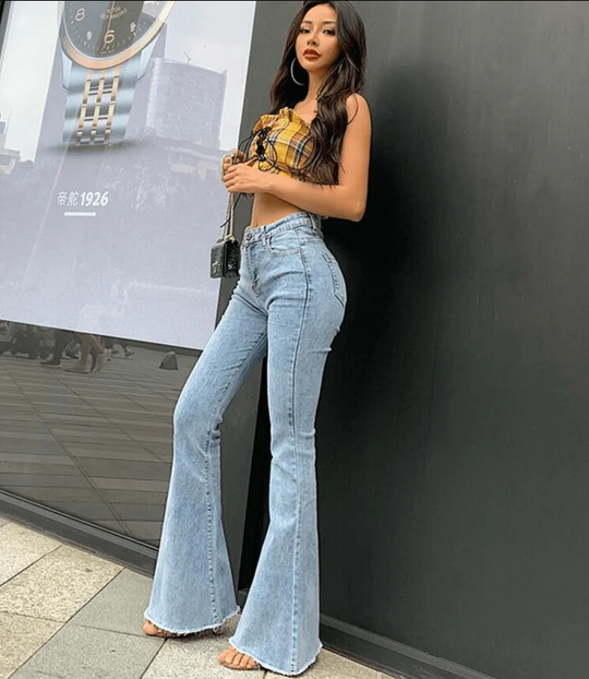 Klassische Schlagjeans für Damen