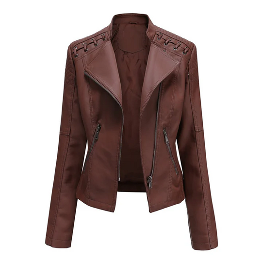 Stylische Lederjacke