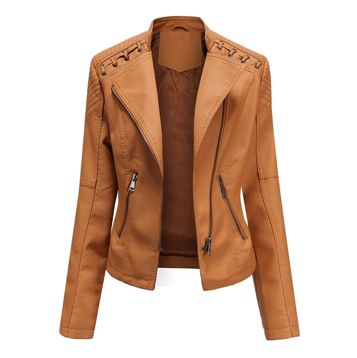 Stylische Lederjacke