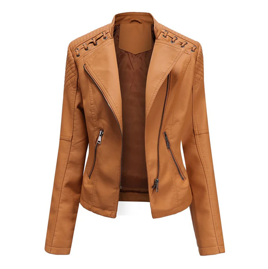 Stylische Lederjacke