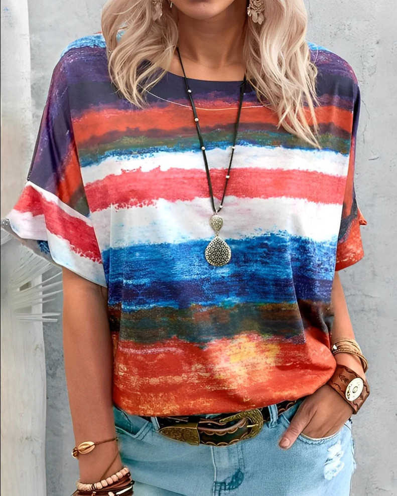 Damen T-Shirt Rundhals Basic
