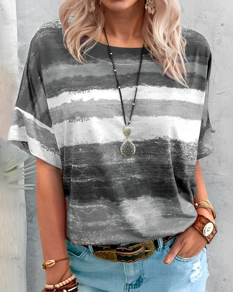 Damen T-Shirt Rundhals Basic