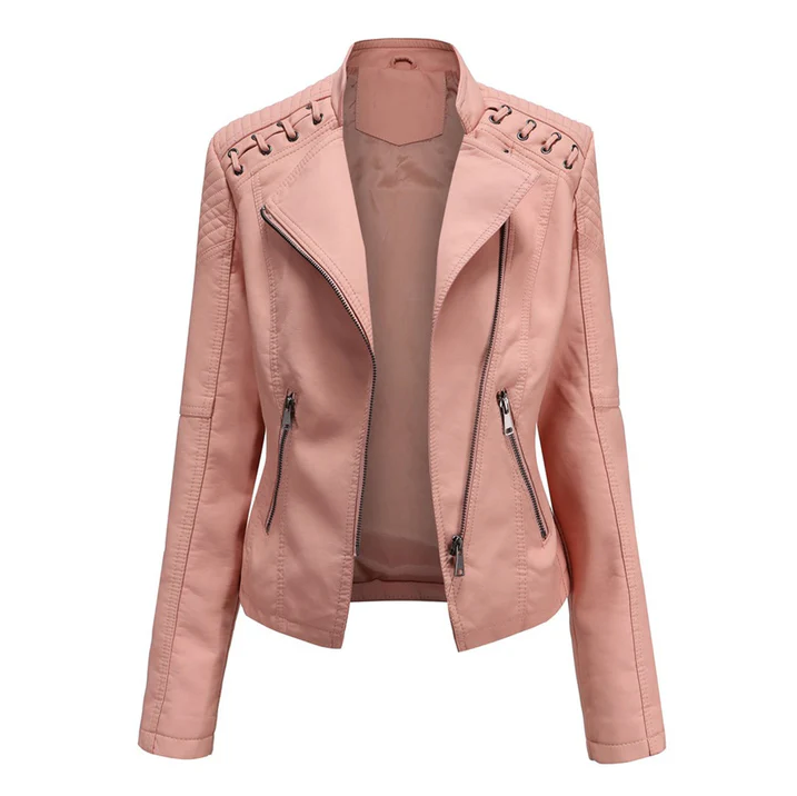 Stylische Lederjacke