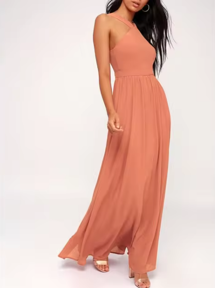 Shopnory | Luxus Langes Kleid Mühelose Lässige Eleganz für Jeden Anlass
