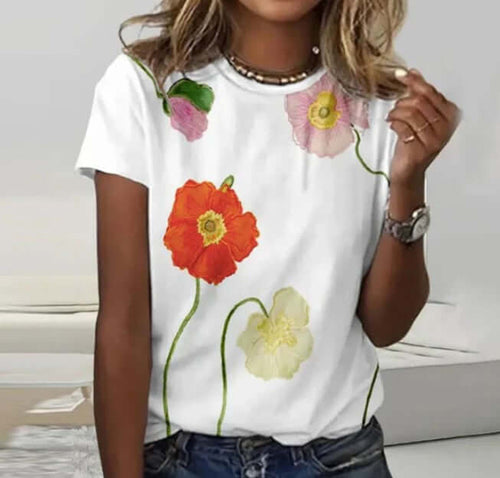 Poppy Flower Shirt