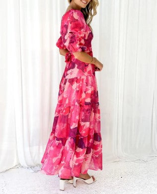 maxi-kleid aus zuckerwatte