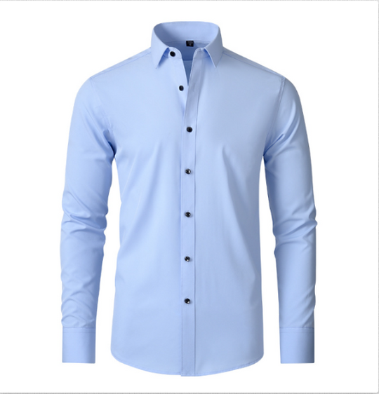 Shopnory | Komfort-Hemd Knitterfreier Stretch