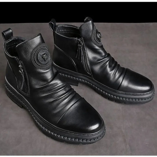 Herren Lederstiefel